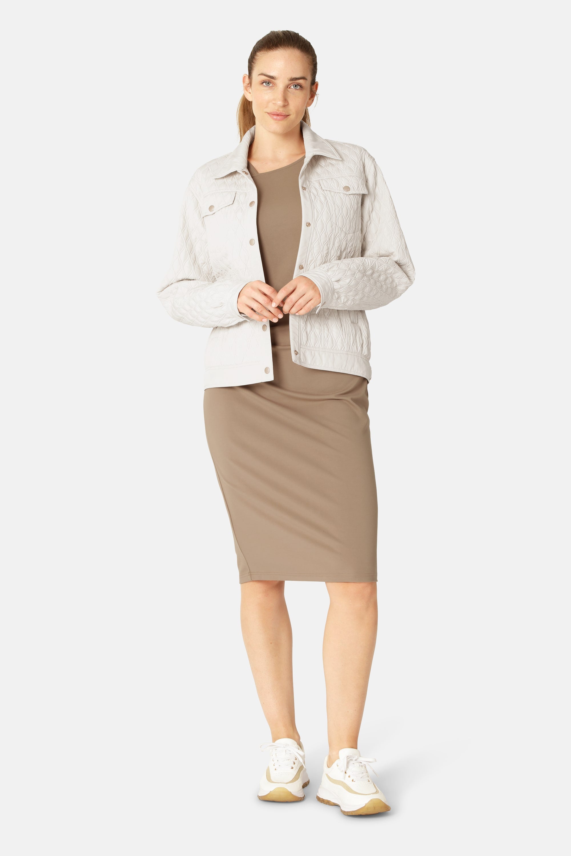 Quilt Jakke - Milk Creme